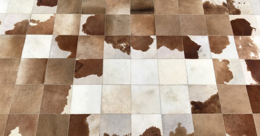 Why Cowhides are used to make the rugs?